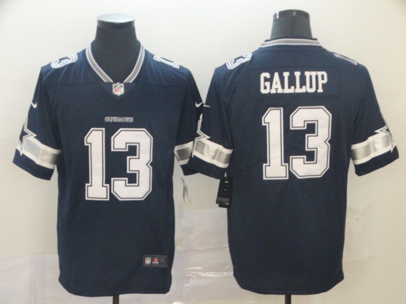 Men Dallas cowboys #13 Gallup Blue Nike Vapor Untouchable Limited Player NFL Jerseys